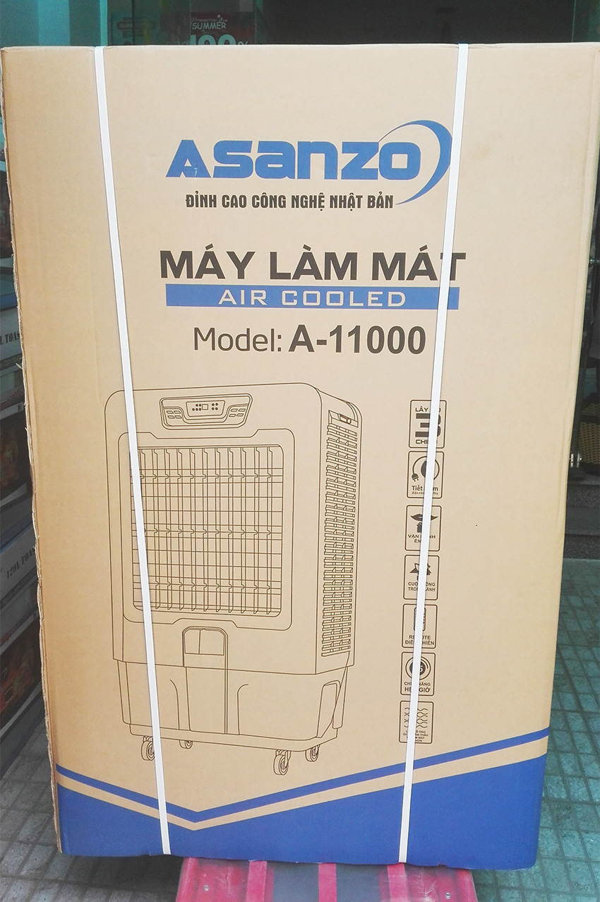 Máy làm mát không khí Asanzo A-11000 - Hình bao bì