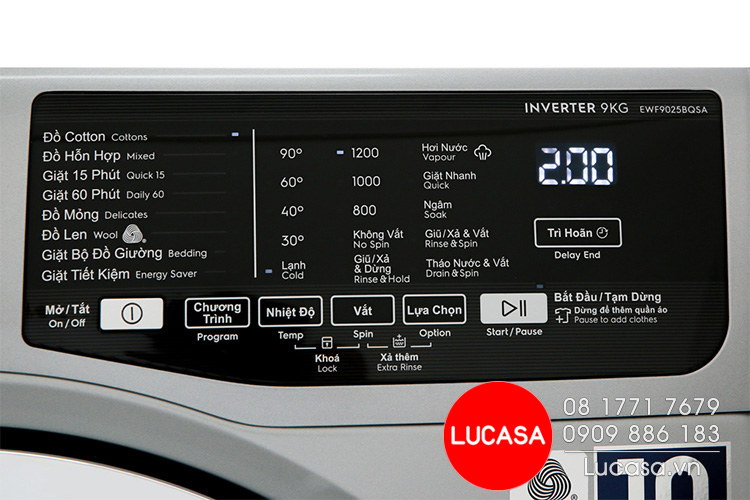 Máy Giặt Electrolux EWF9025BQSA