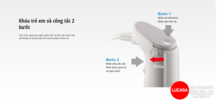 Máy Xay Cầm Tay Panasonic PASO-MX-S101WRA