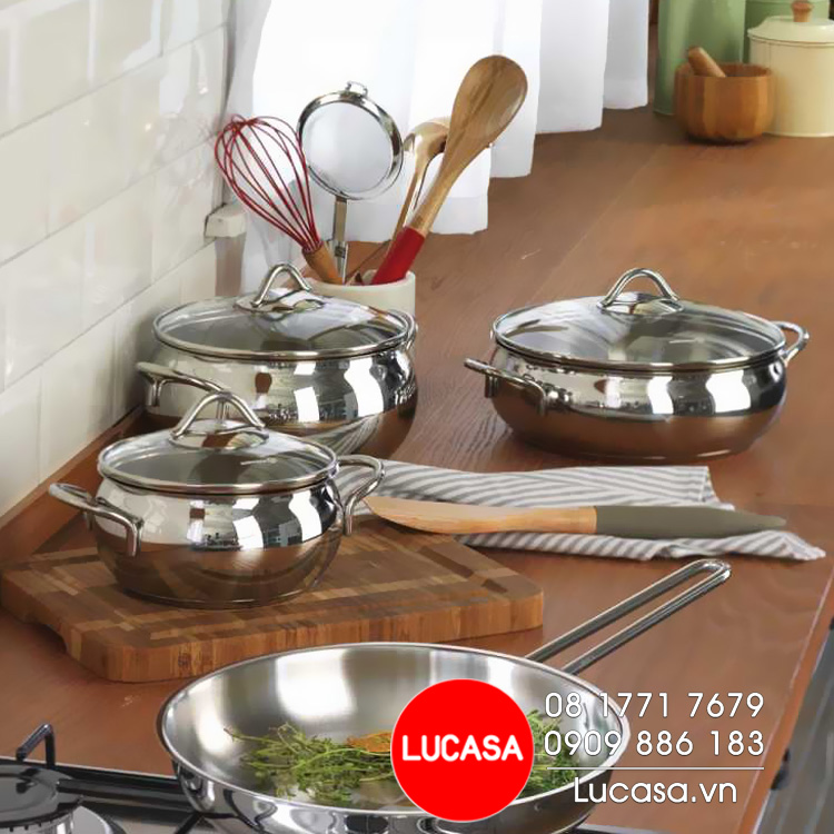 Bộ Nồi Inox Korkmaz Tombik A1800