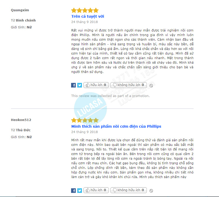 Review Nồi Cơm Điện Philips HD3132/68